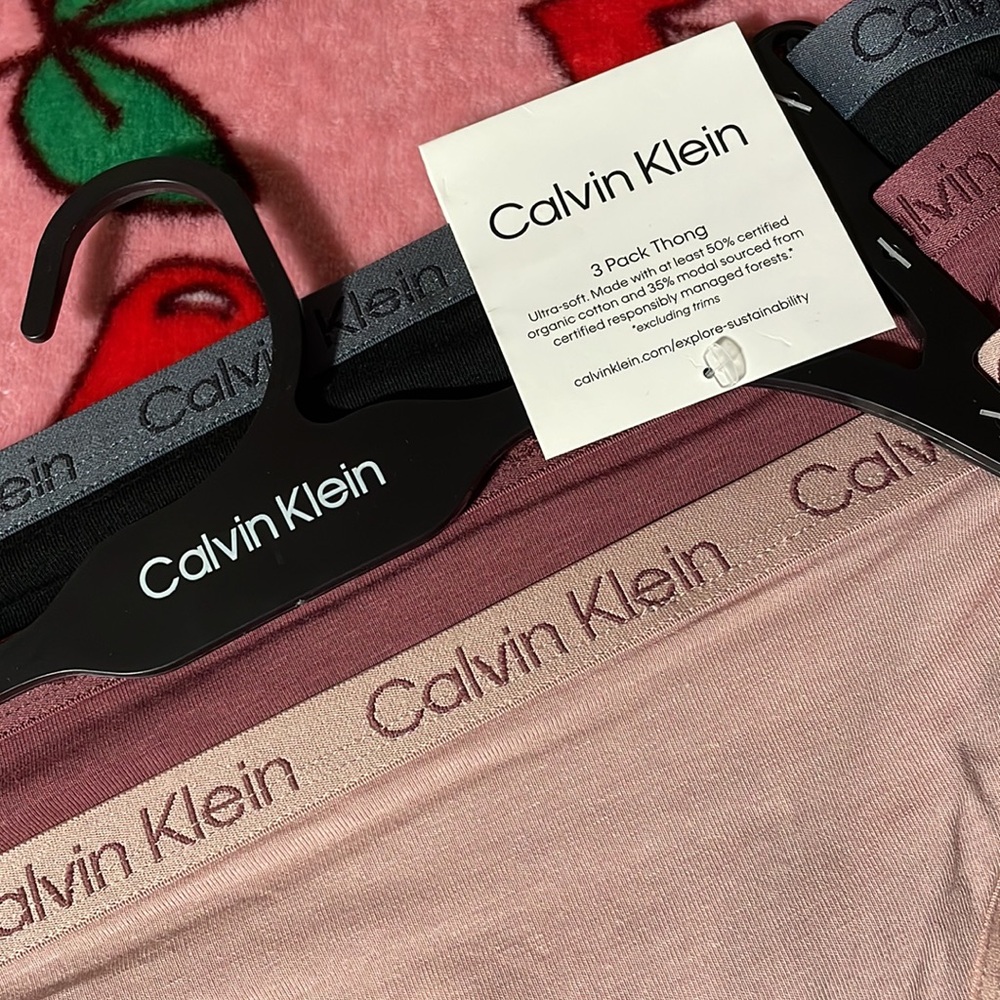 Calvin Klein 3-Pack Underwear - Black, Pink, Cream